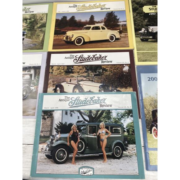 Vintage The Antique Studebaker Review and Car Club Magazines Lot of 7 Assorted - Picture 3 of 8